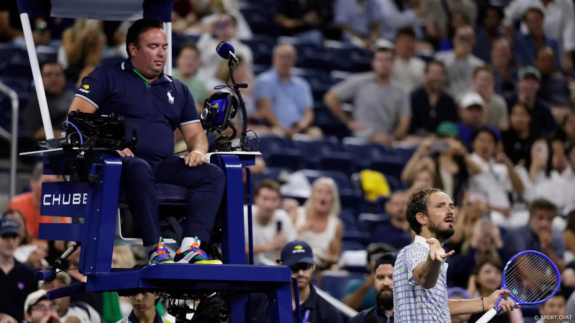 Медведев наказан штрафом $42 500 за скандальное поведение на US Open