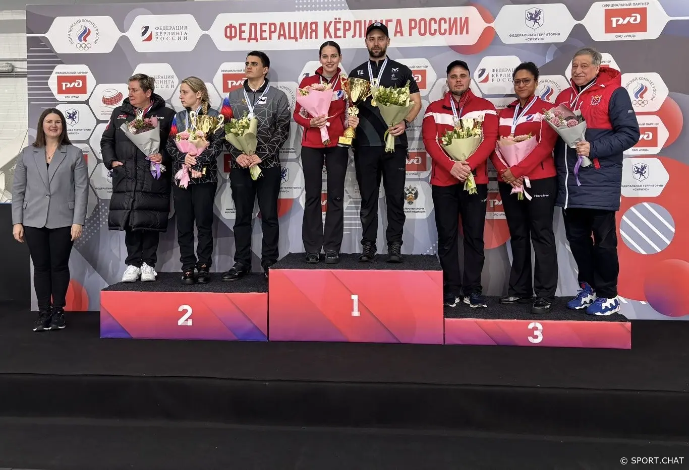 Кубок России по кёрлингу среди смешанных команд завершился в Новосибирске