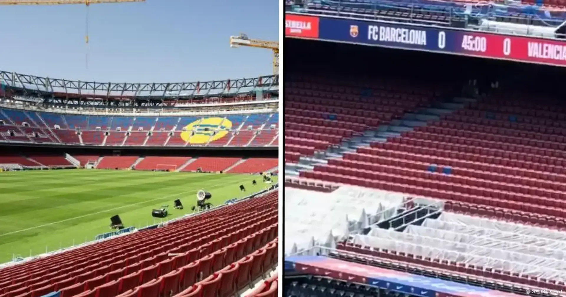 Барселона начала тестировать табло на Camp Nou