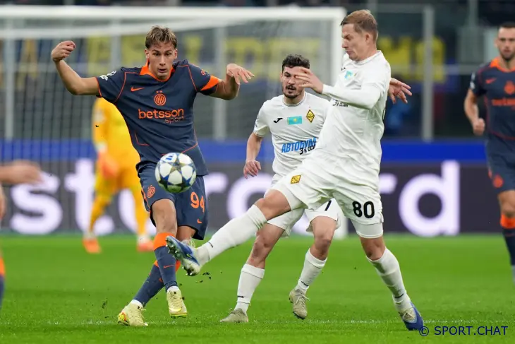 Интер победил Кайрат Алматы — 2:1 в напряжённой встрече