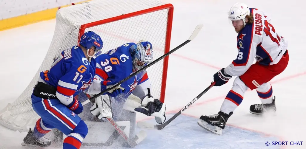 СКА обыграл ЦСКА в Москве — 4:1. Хайруллин оформил дубль, Лайпсик поставил точку