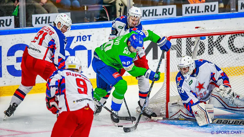 ЦСКА на выезде переиграл «Салават Юлаев», решив матч в заключительном периоде