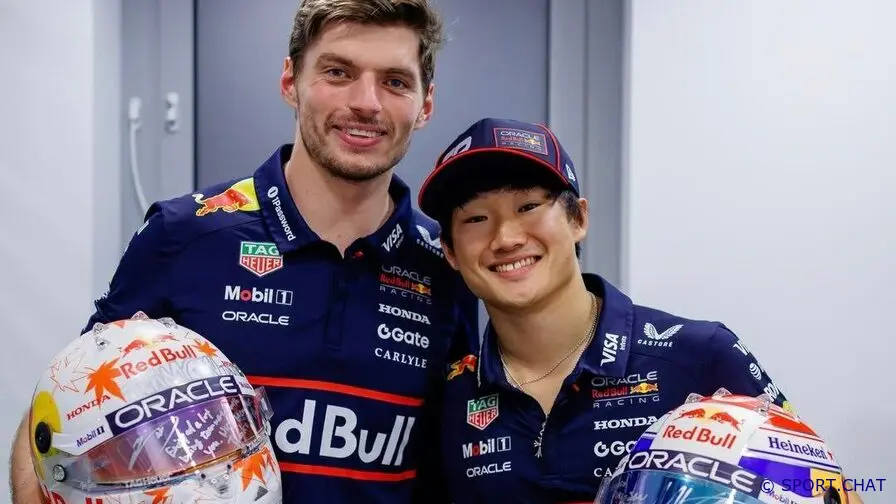 Ферстаппен преподнёс Цуноде прощальный подарок