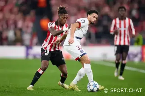 Атлетик и ПСЖ сыграли в упорной, но безголевой битве в Бильбао — 0:0