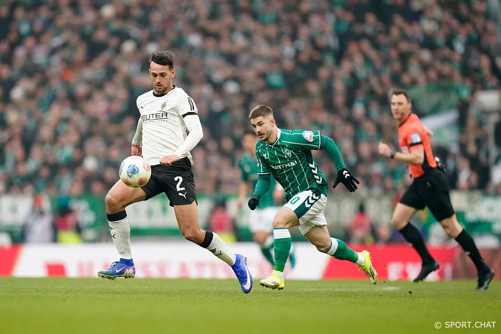 Боруссия Мёнхенгладбах упустила победу в Бремене — ничья с Вердер Бремен 1:1