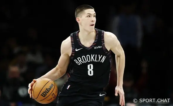 Егор Демин повторил рекорд новичков НБА — 33 матча подряд с трехочковым