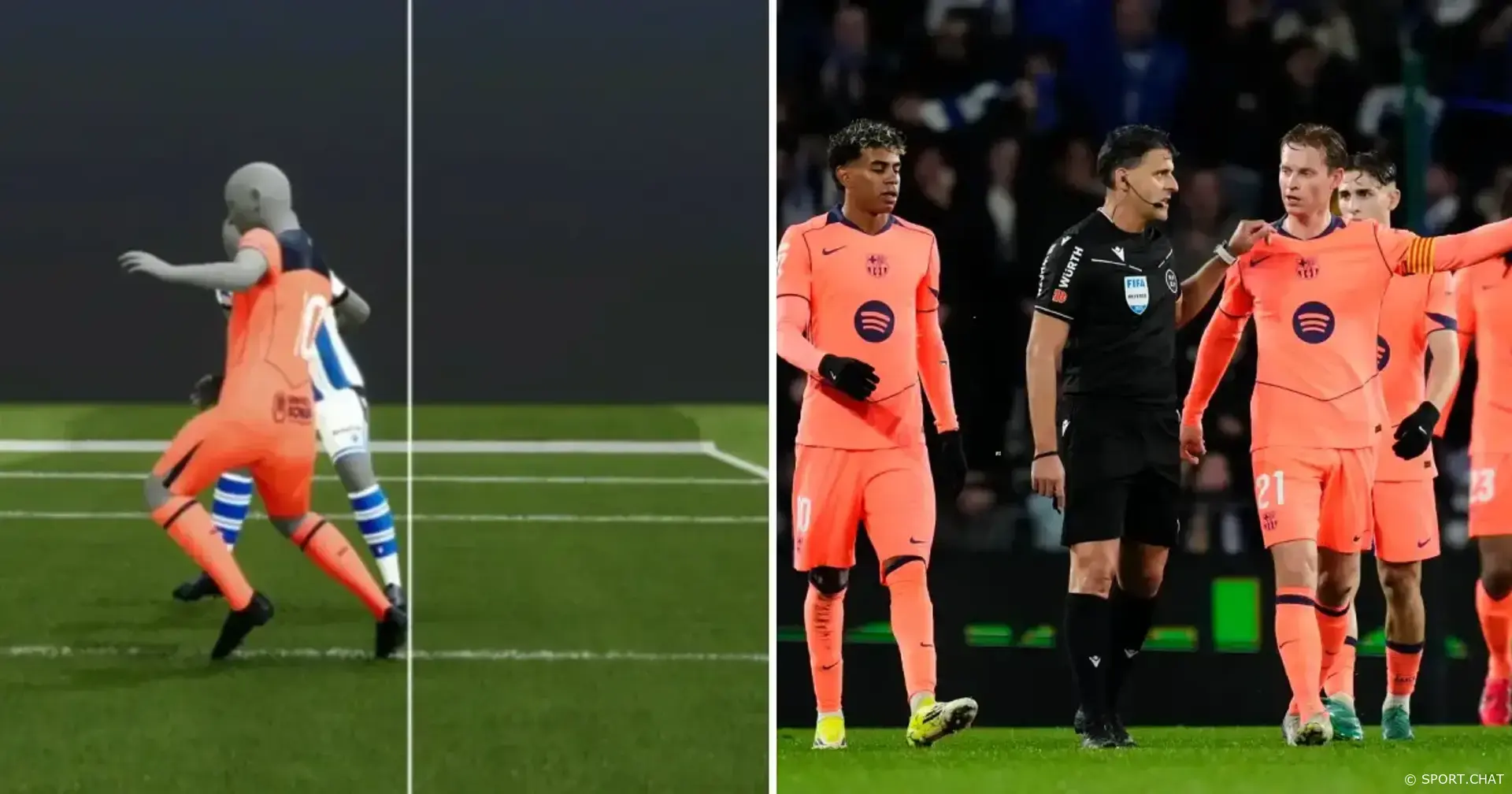 «Барселона» в ярости из-за судейства Хиля Мансано после скандального поражения от «Реал Сосьедада»