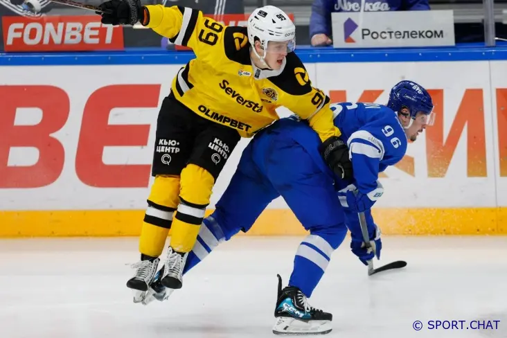 «Северсталь» вырвала гостевую победу над «Динамо» — 3:2