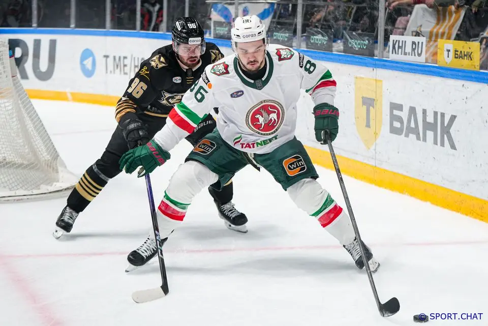 «Ак Барс» уверенно разобрался с «Адмиралом» на выезде — 5:2