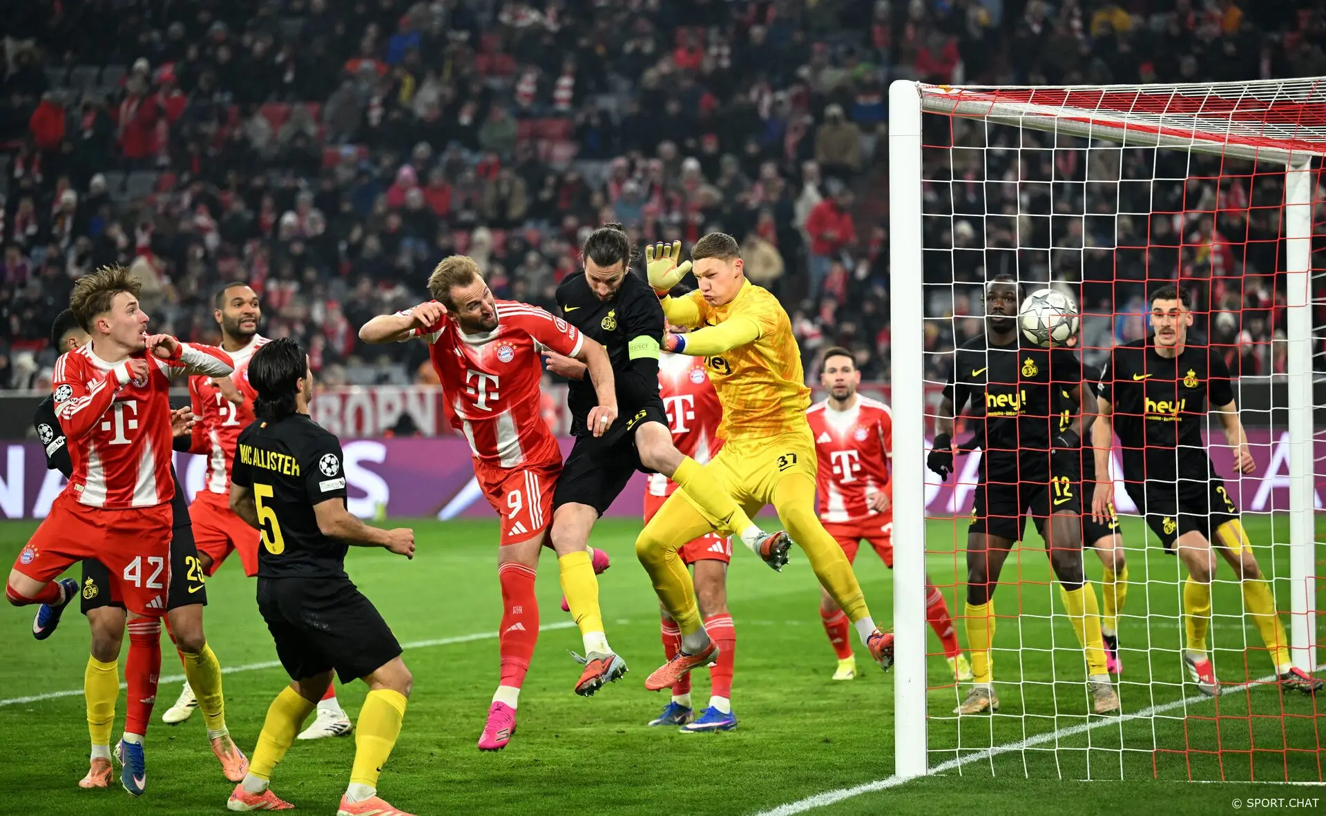 Лига чемпионов. Этап лиги — Тур 7 «Бавария» дожала «Юнион Сент-Жиллуа» дома, но матч вышел нервным — 2:0