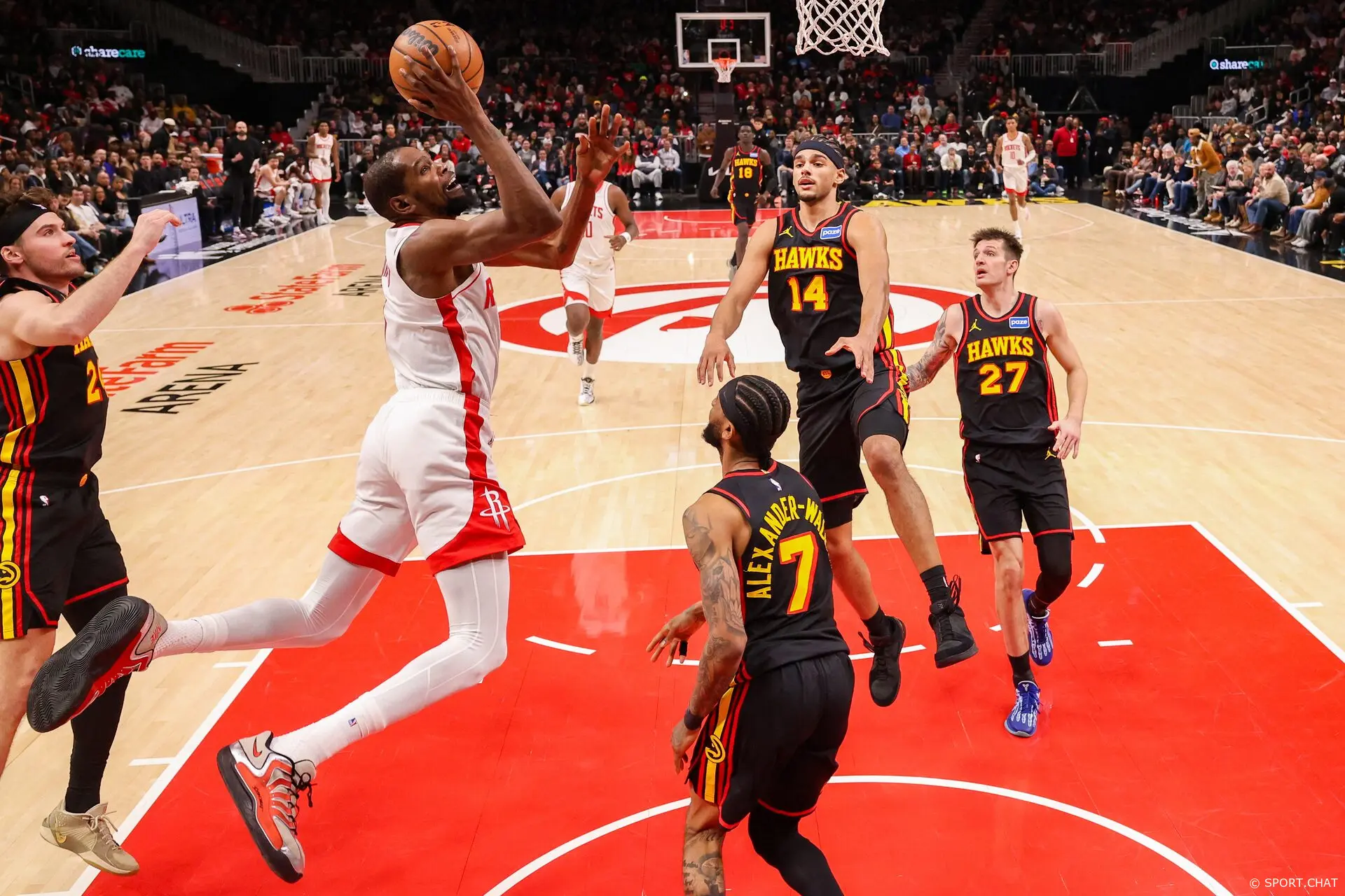 Дюрант зажёг после перерыва — «Хьюстон» разгромил «Атланту»