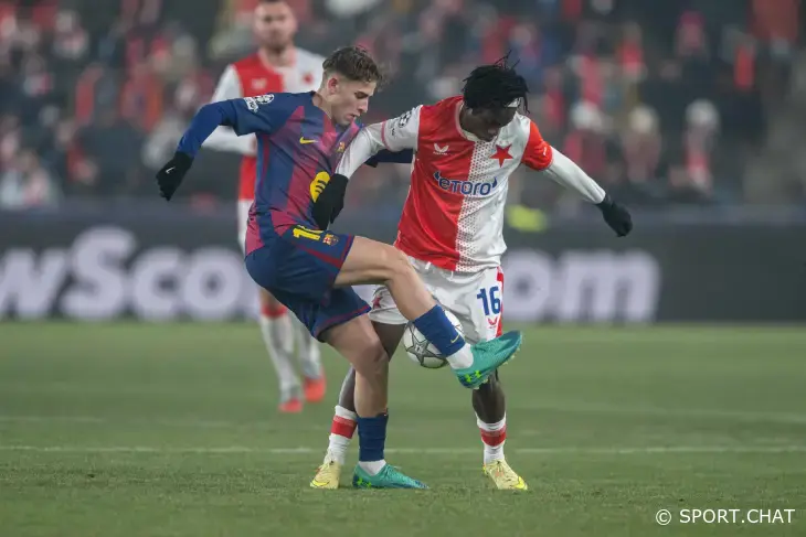 Лига чемпионов. Этап лиги — Тур 7 «Барселона» устроила голевую феерию в Праге и победила «Славию» — 4:2