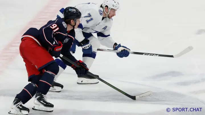 «Коламбус» обыграл «Тампу» в невероятном хоккейном поединке — 8:5, Кучеров набрал 4 очка