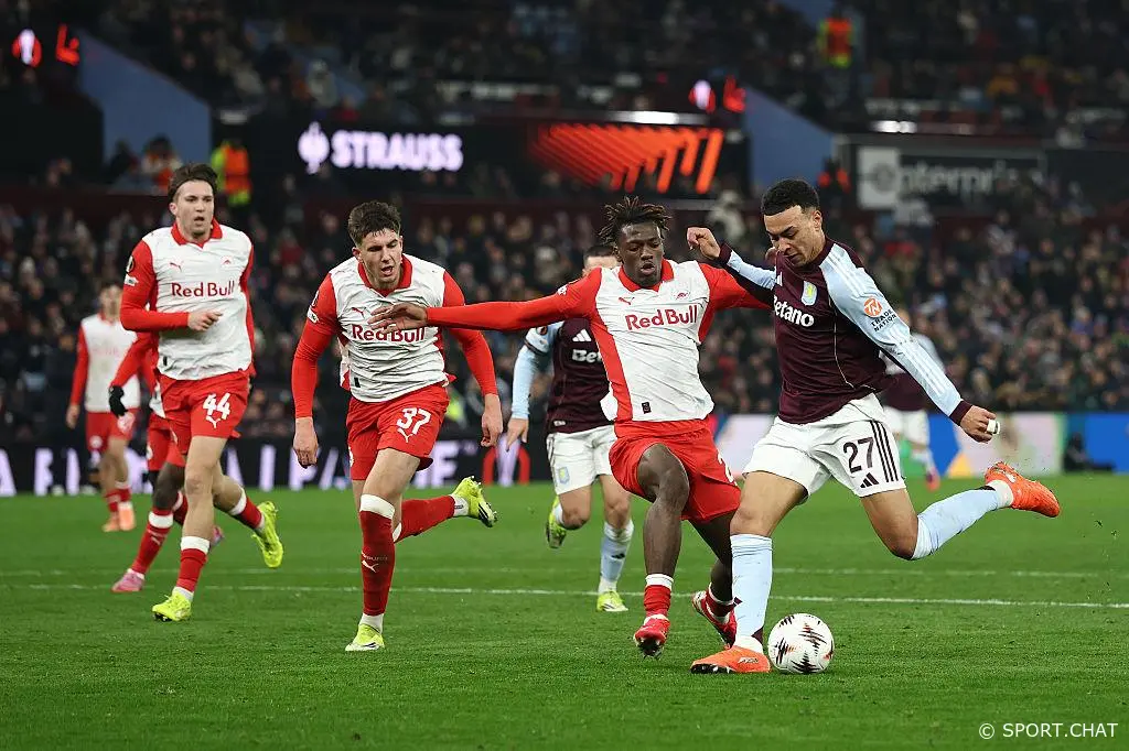 Лига Европы: «Астон Вилла» дома вырвала победу у «Зальцбурга» — 3:2