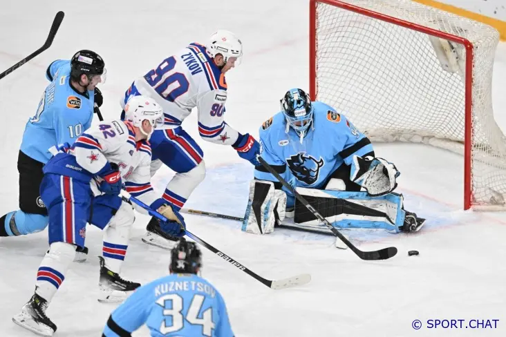 СКА вырвал победу у минского «Динамо» на выезде — 4:3 по буллитам