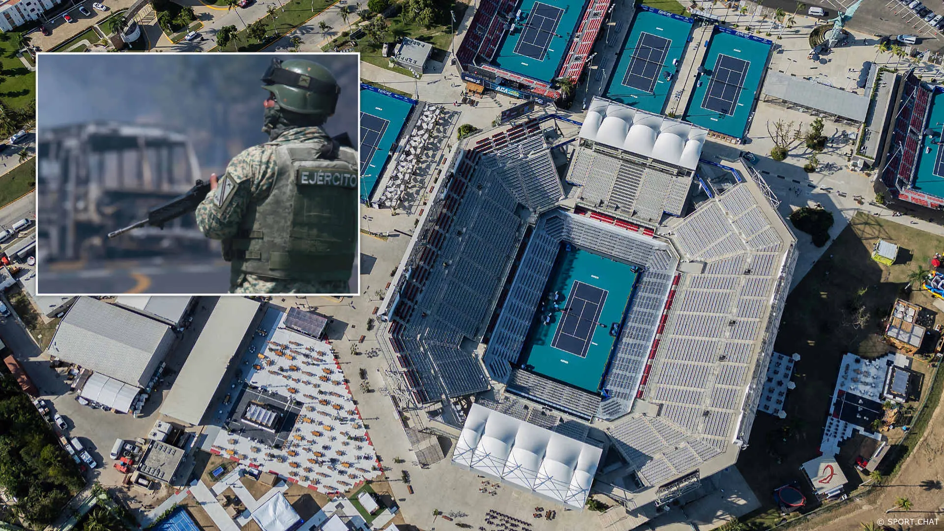 Теннис: турнир в Акапулько пройдет по плану, несмотря на волнения в Мексике