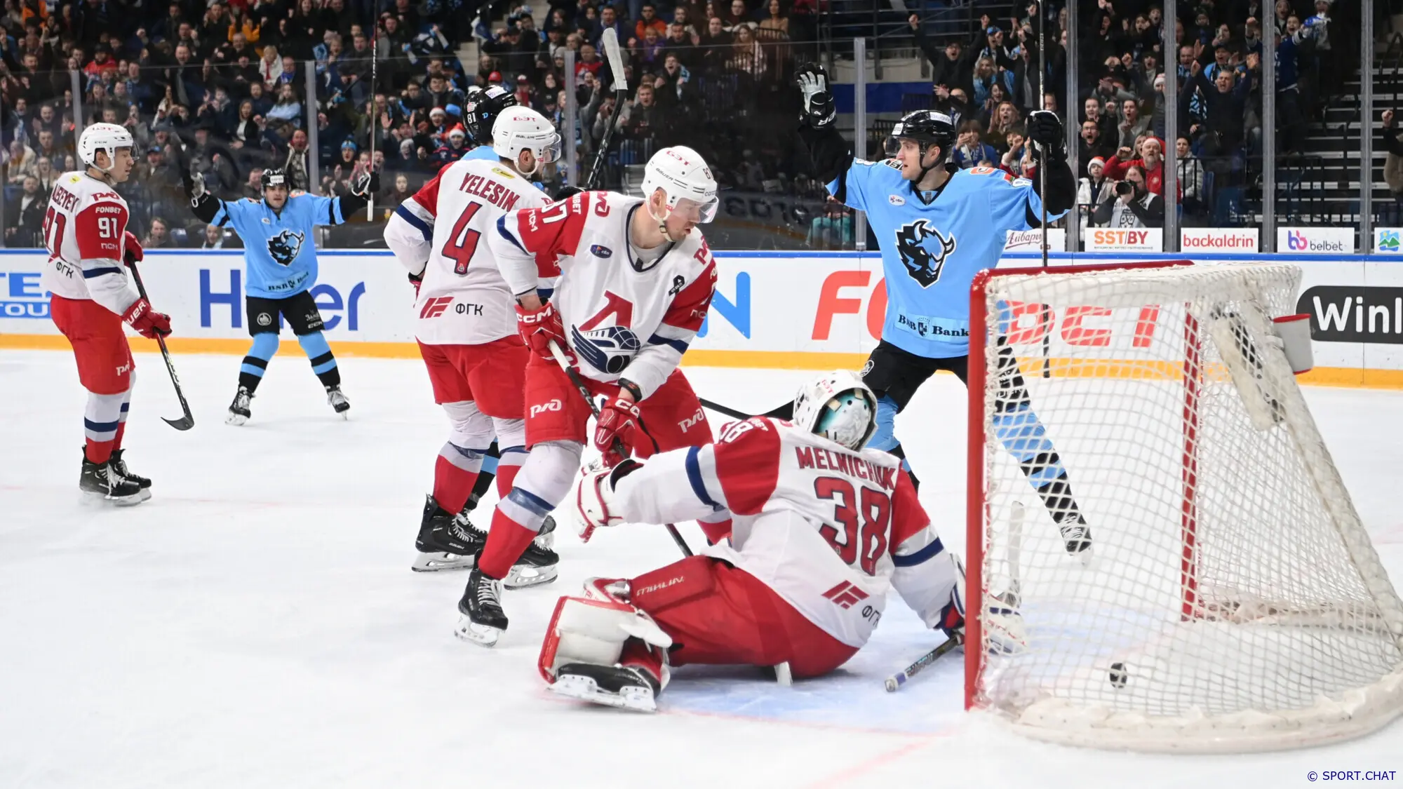 Динамо Минск — Локомотив 4:2 — мощный третий период решил всё