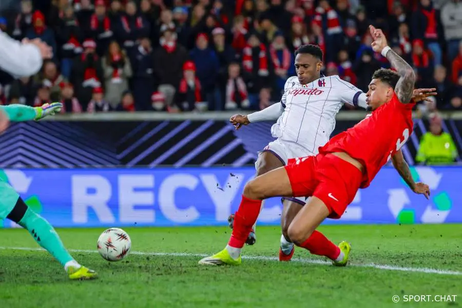 Лига Европы. Плей-офф, 1/16 финала (первые матчи): «Болонья» минимально обыграла «Бранн» в гостях — 1:0