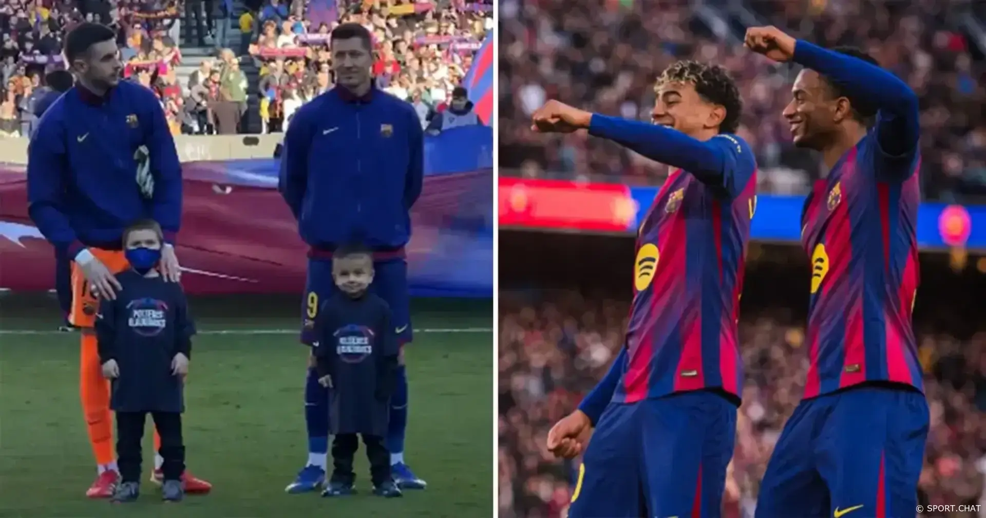 Трогательный вечер на «Камп Ноу»: «Барселона» разгромила «Мальорку», а на поле игроков вывели дети с онкологией
