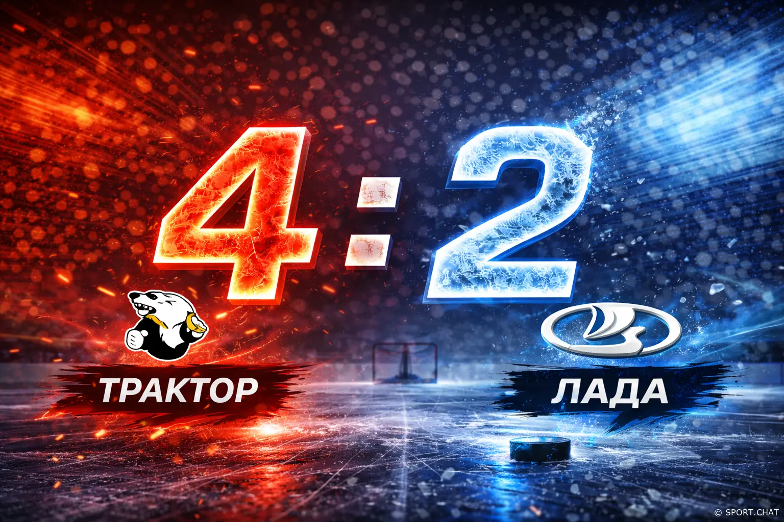 «Трактор» дожал «Ладу» в концовке — 4:2! Светлаков и Кадейкин решили всё за две минуты