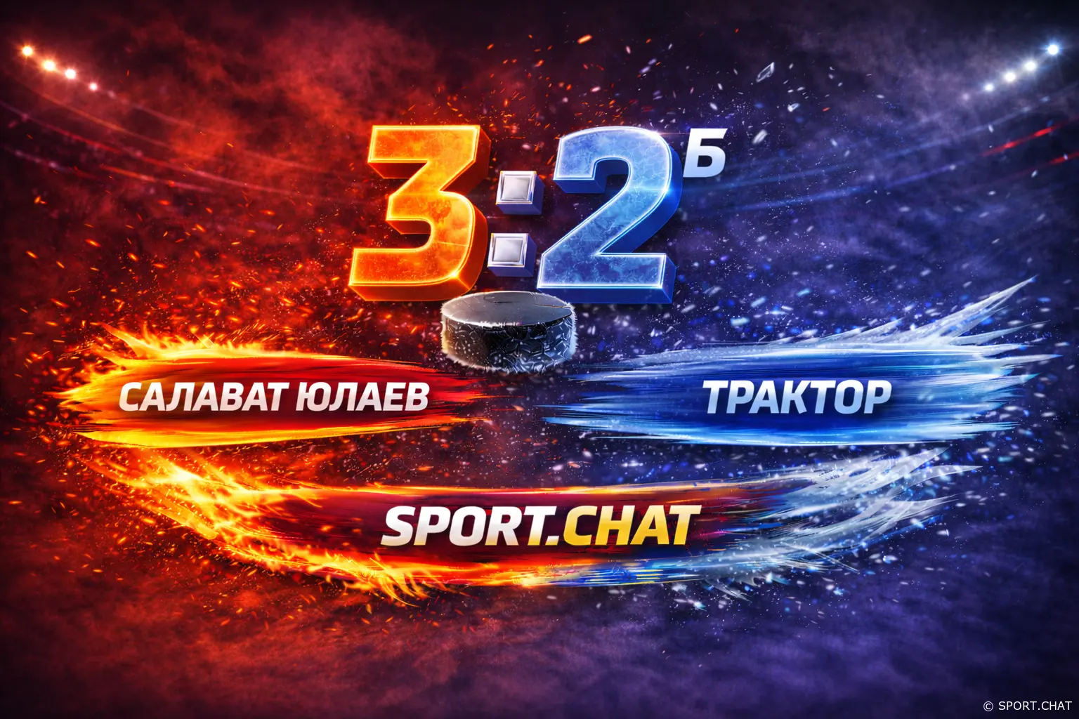 «Салават Юлаев» — «Трактор» 3:2 БУЛ. Победа по буллитам в огненном матче!