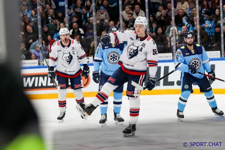 «Нефтехимик» уверенно обыграл «Сибирь» на выезде — 5:2