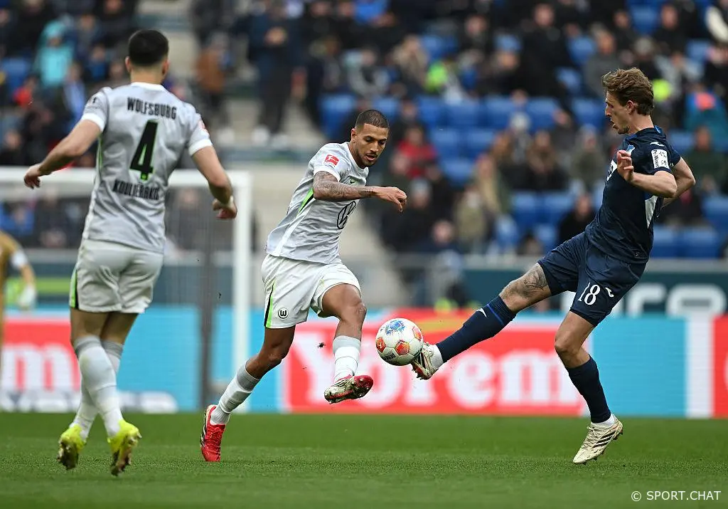 «Хоффенхайм» спас ничью с «Вольфсбургом» в концовке — 1:1