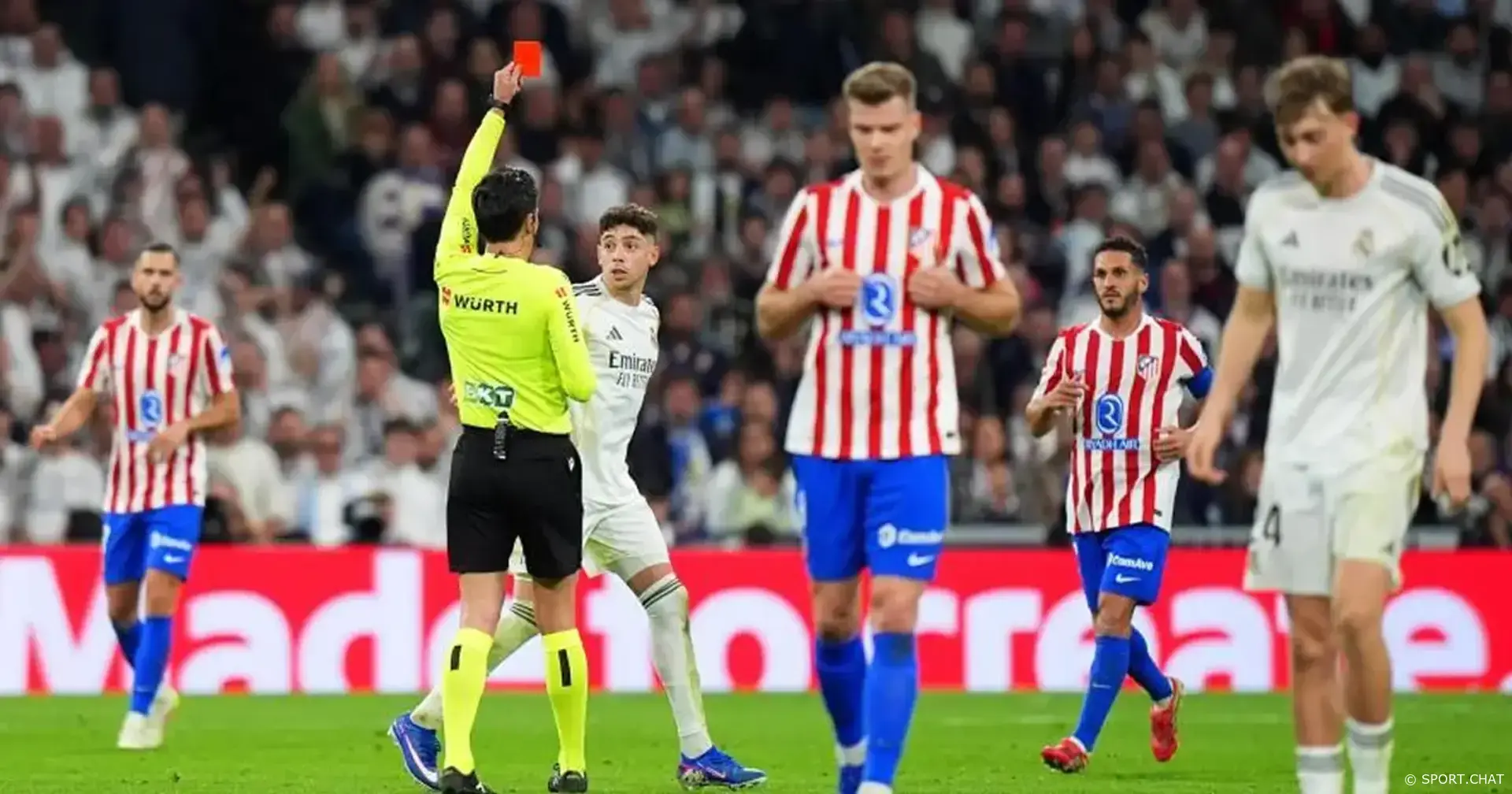 Вальверде дисквалифицирован на два матча после удаления в дерби с «Атлетико»