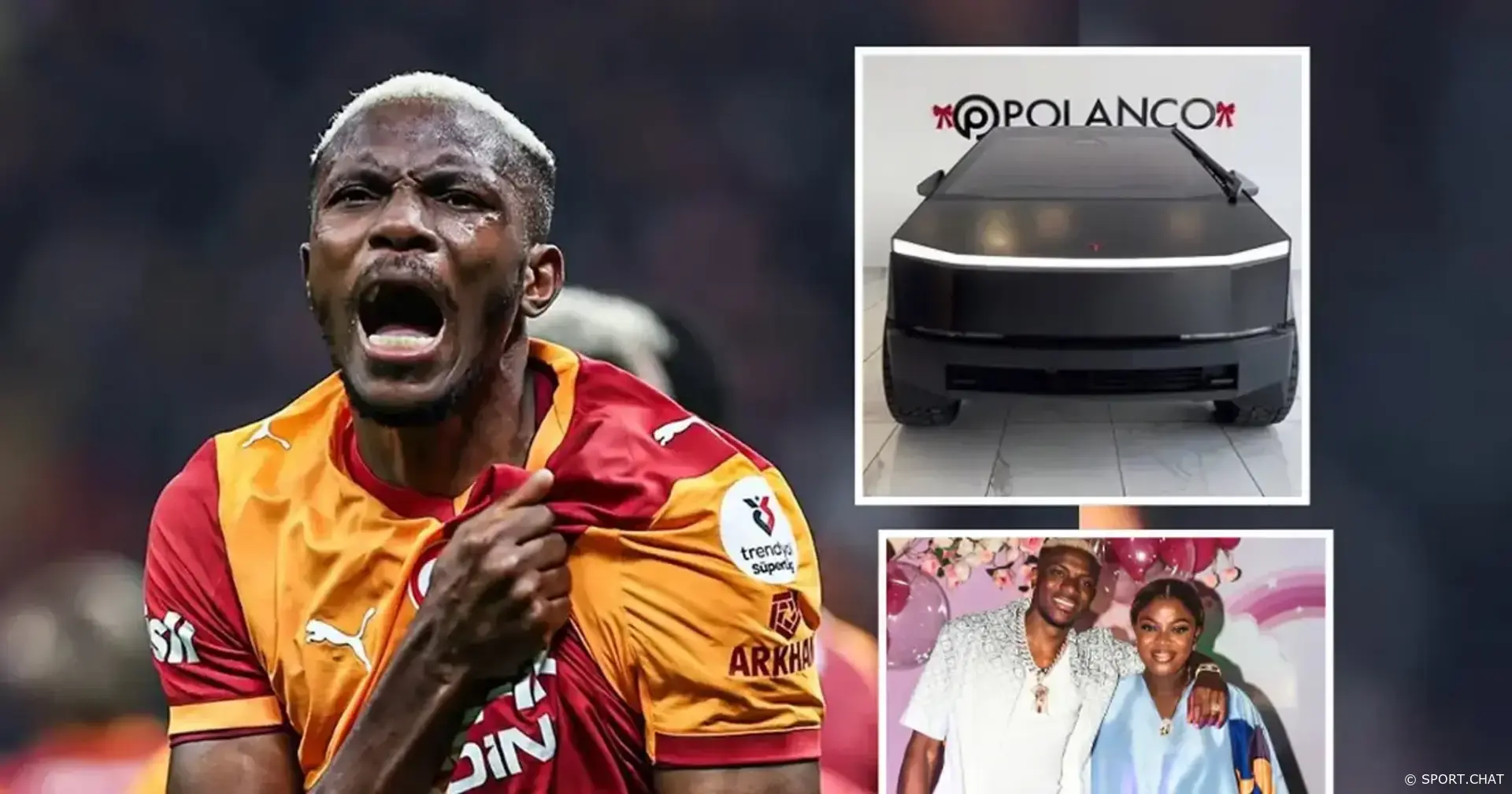 Осимхен подарил сестре Cybertruck за $288 тысяч и объяснил поступок одной фразой