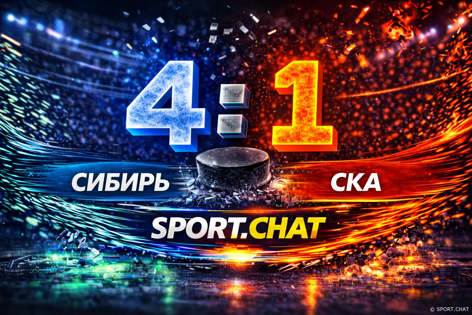 «Сибирь» разнесла СКА: 4:1 несмотря на давление гостей