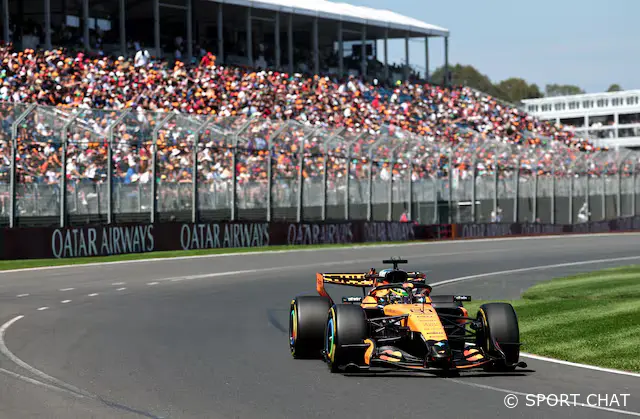 Леклер и Пиастри задали темп в Мельбурне: Ferrari лидирует в первой практике, McLaren — во второй