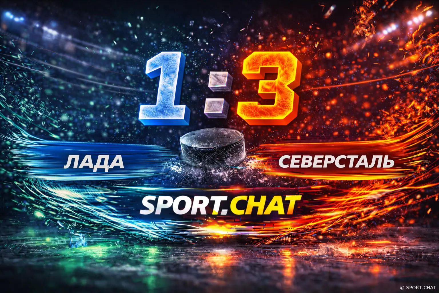 «Северсталь» уверенно обыграла «Ладу» на выезде — 3:1