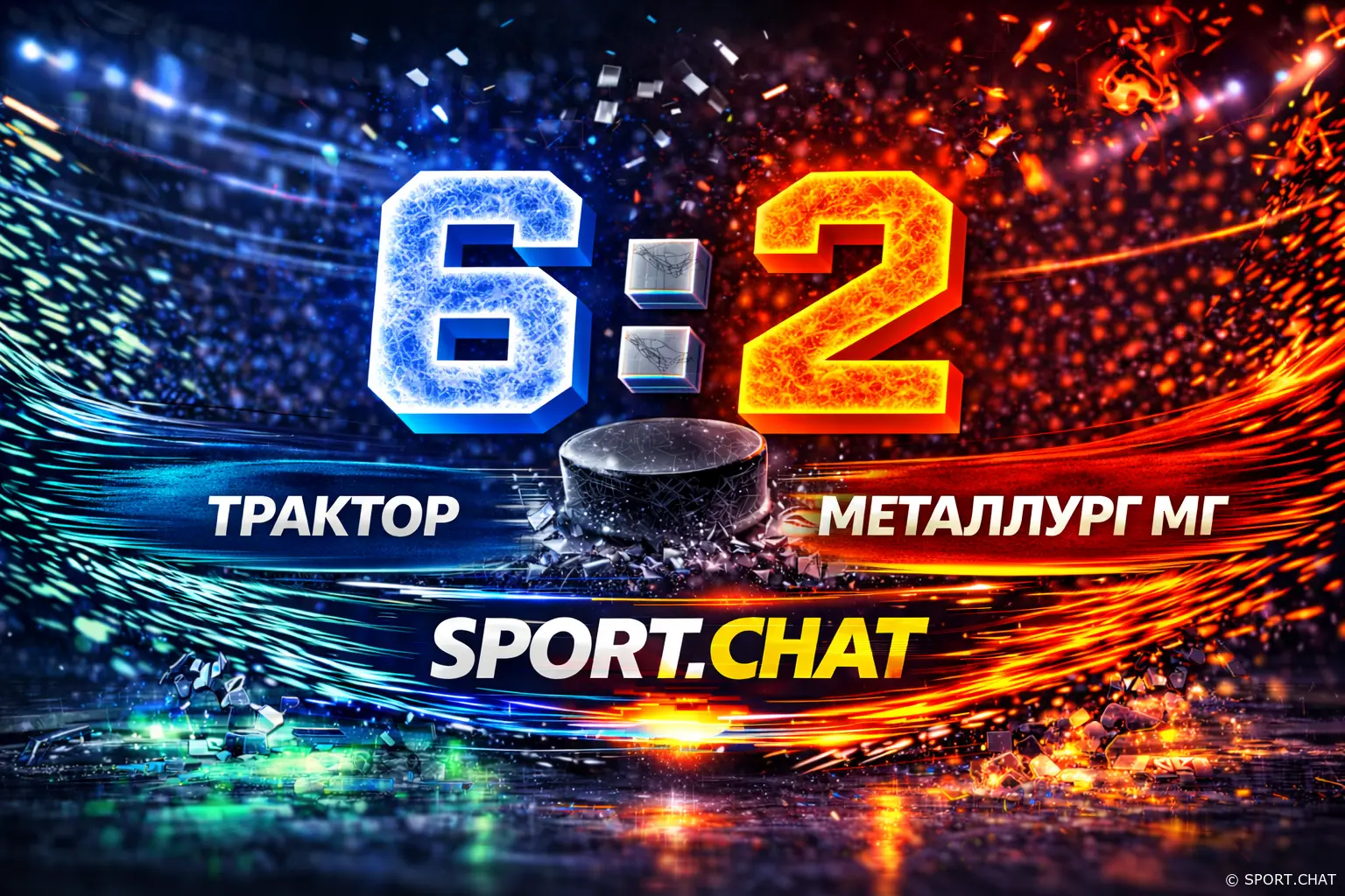 «Трактор» уничтожил «Металлург» — 6:2 в Челябинске