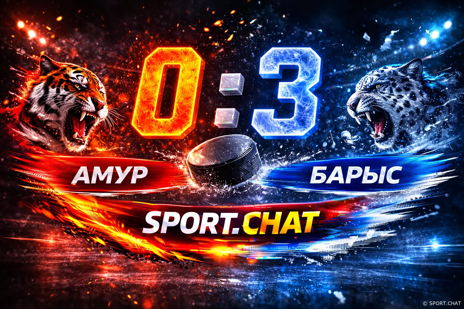 «Барыс» всухую обыграл «Амур» 3-0 в Хабаровске, Веккьоне оформил дубль