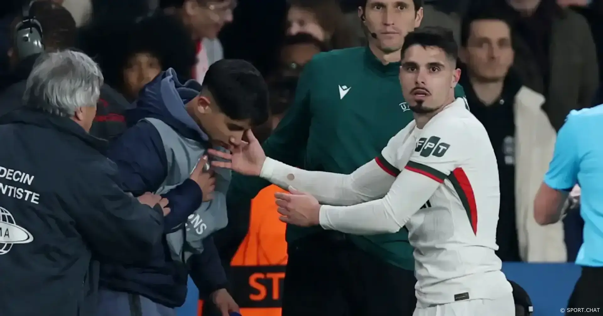 УЕФА открыла дисциплинарное дело против Педру Нету после инцидента с болбоем в матче с ПСЖ