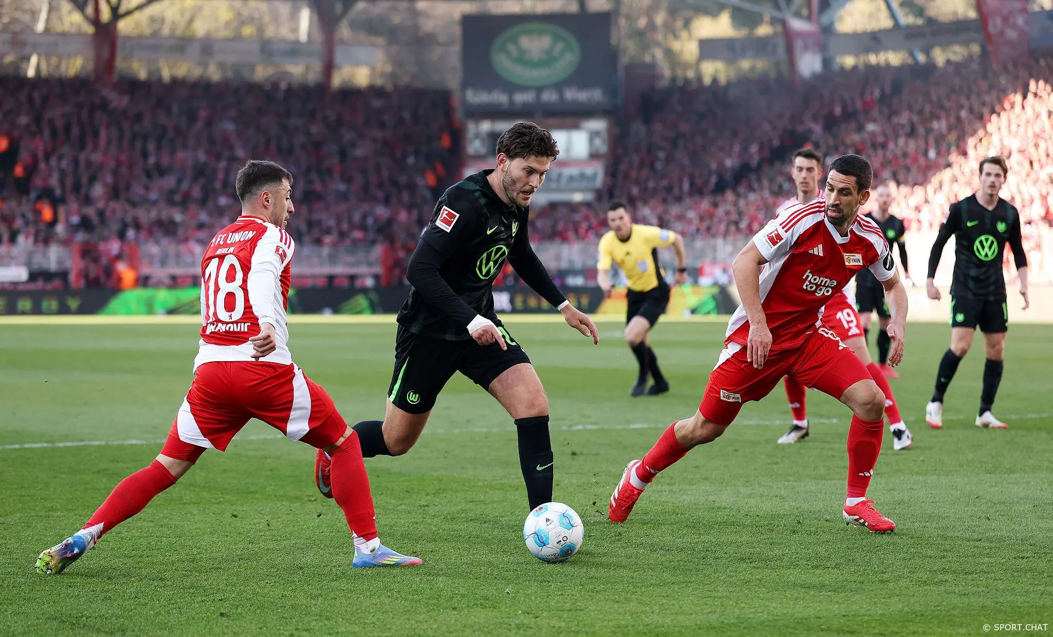 Унион Берлин — Вольфсбург 1:2: гости дожали в концовке и забрали три очка