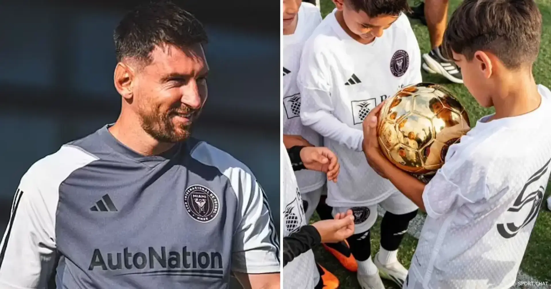 Сын Месси пришёл на тренировку с «Золотым мячом» и удивил всех