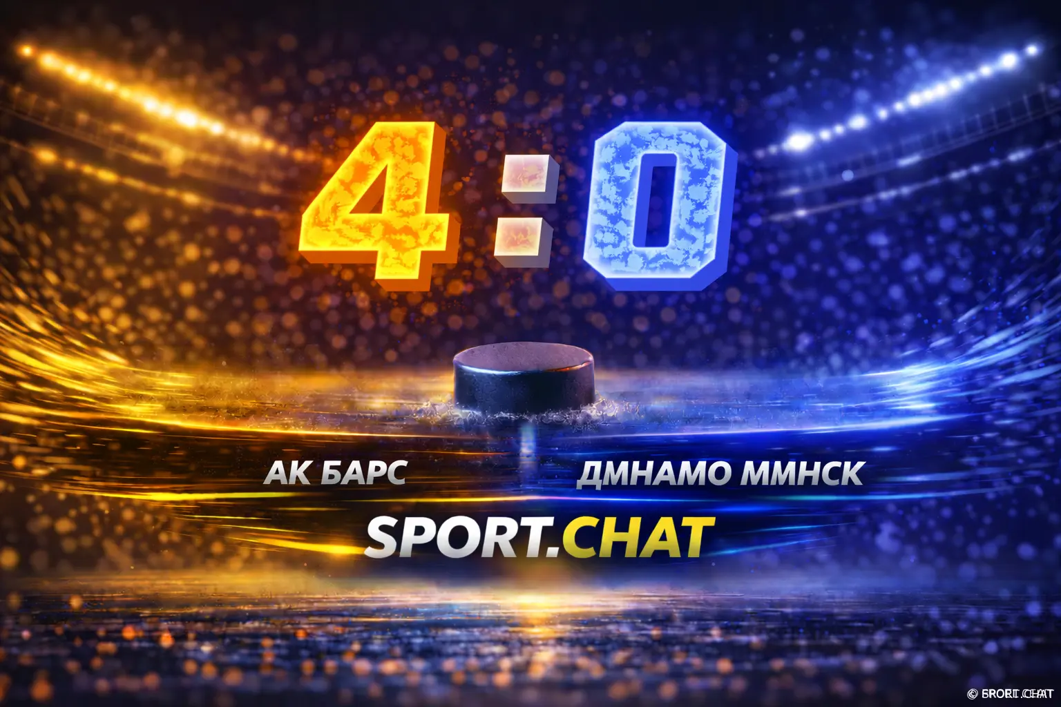 «Ак Барс» разгромил «Динамо» Минск 4-0 и повёл в серии 3–0