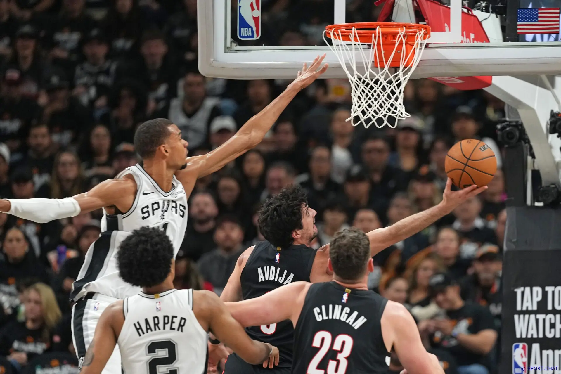 «Портленд» сравнял счёт в серии со «Спёрс»: 106:103 и 1–1