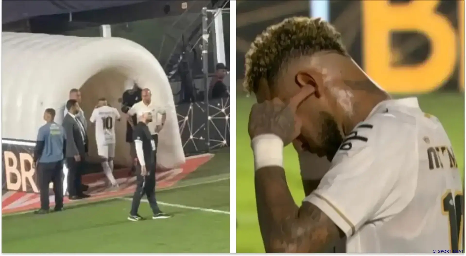 Неймар закрыл уши после свиста трибун: фанаты «Сантоса» жестко встретили поражение от «Флуминенсе»