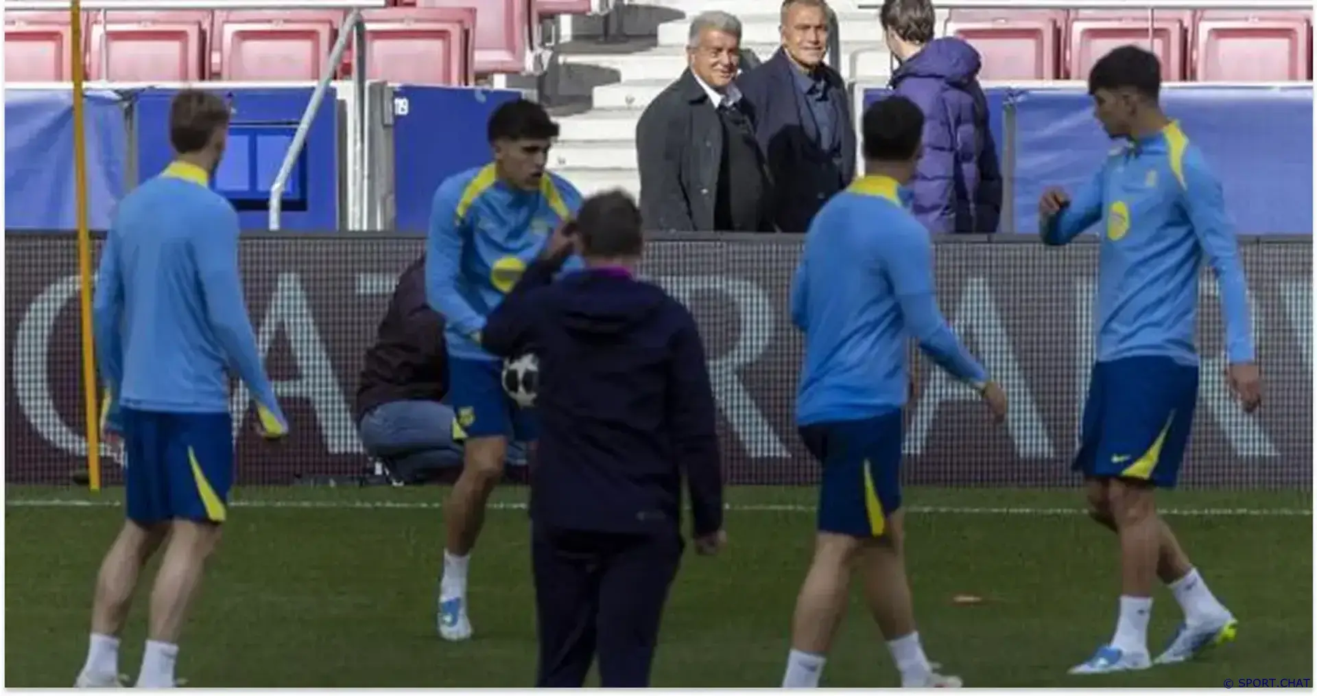 Флик пожаловался на газон перед матчем с «Атлетико»: у «Барселоны» есть вопросы к полю