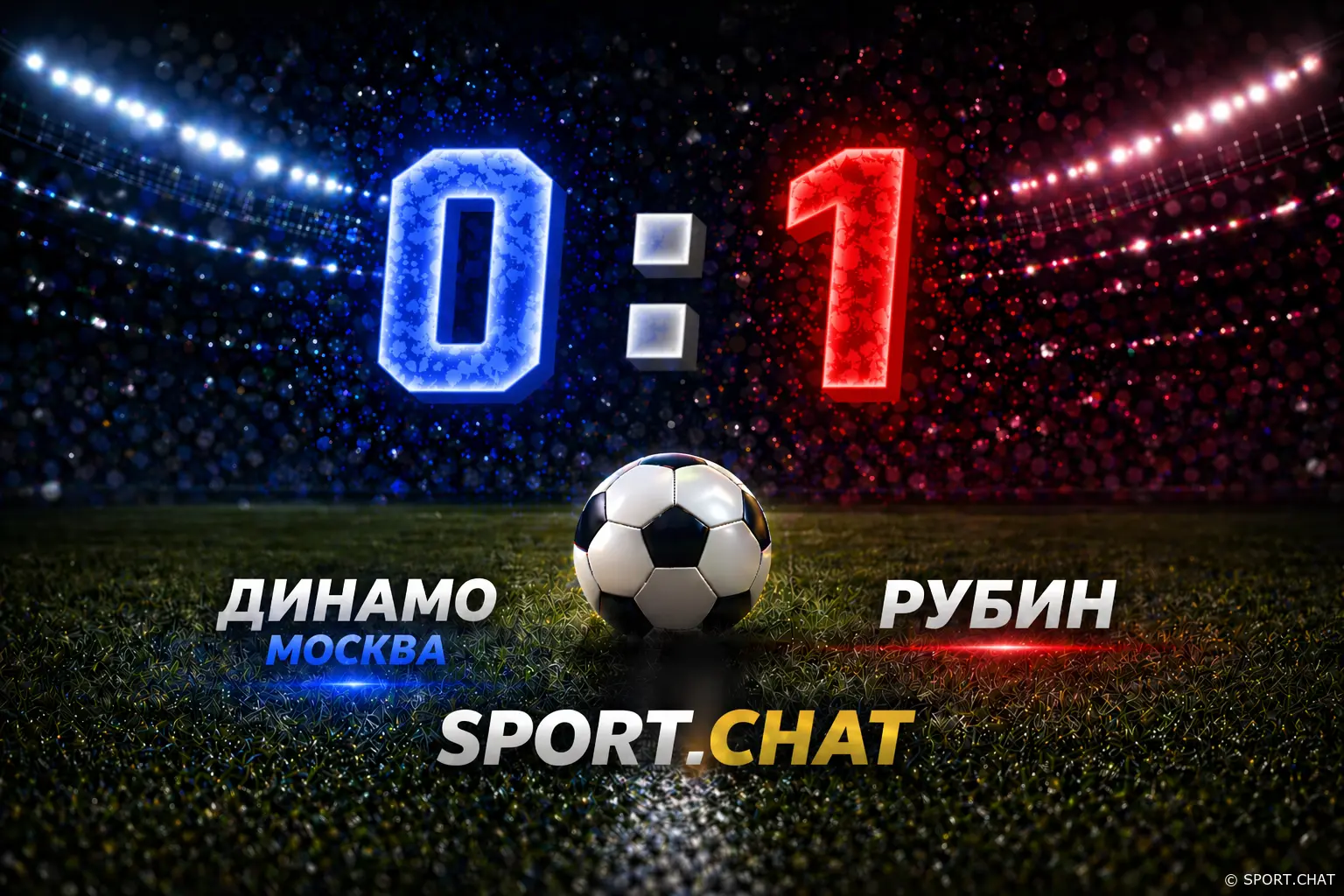 Динамо Москва уступило Рубину 0:1, Сиве принес гостям минимальную победу