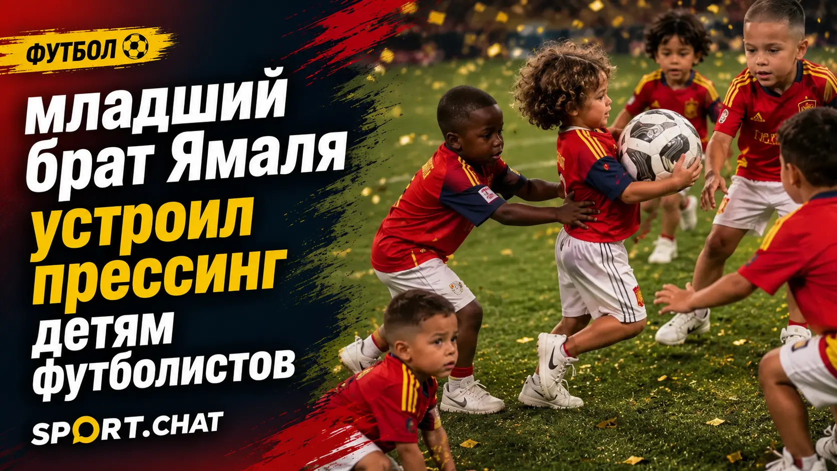 Младший брат Ямаля устроил прессинг детям футболистов