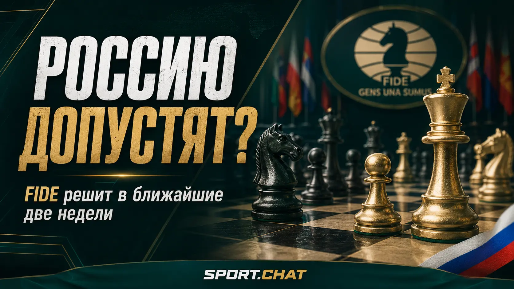 FIDE в ближайшие две недели решит вопрос о допуске сборных России на шахматную Олимпиаду