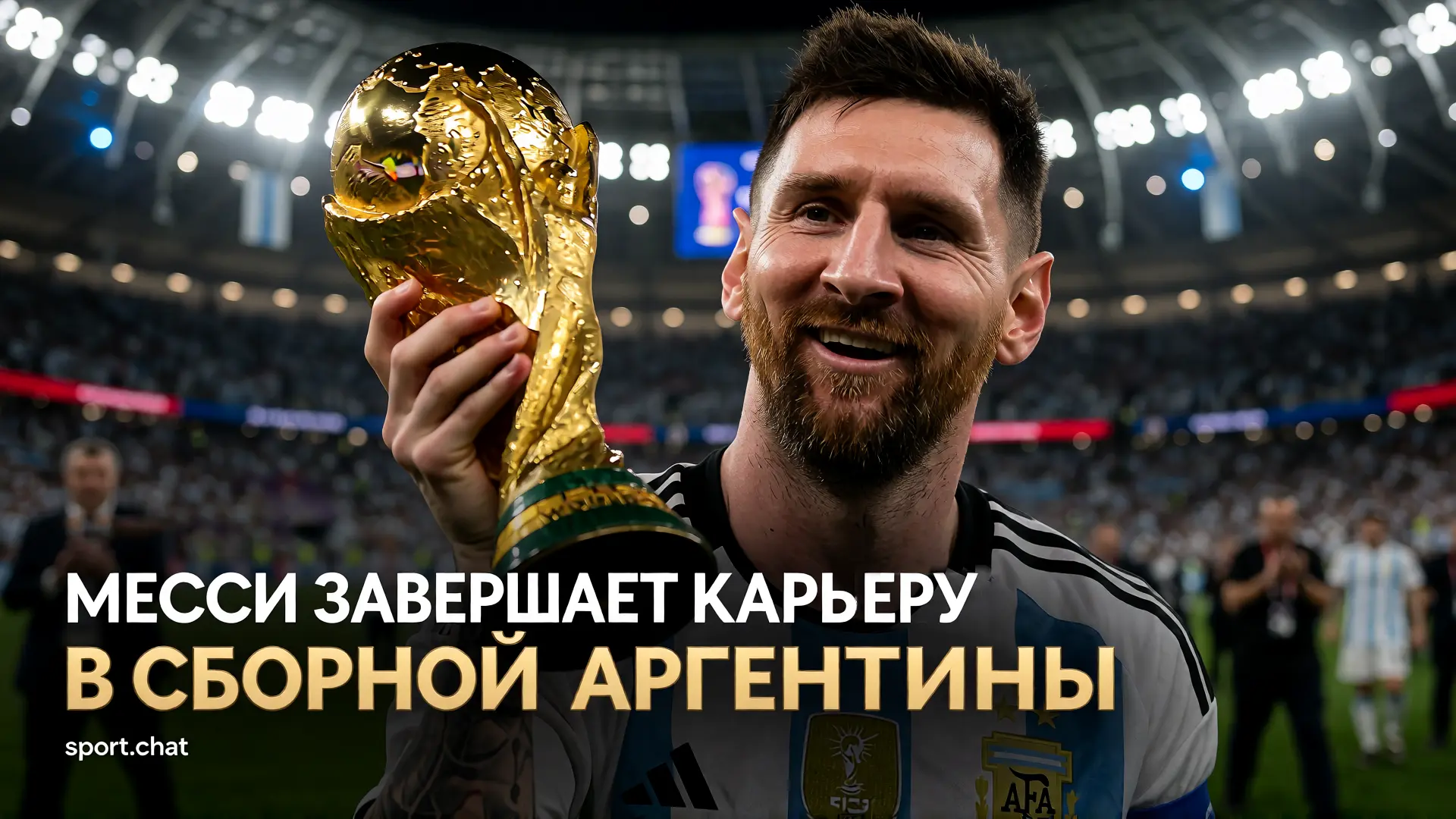 Лионель Месси объявил о завершении карьеры в сборной Аргентины: «Мне больше нечего отдавать»