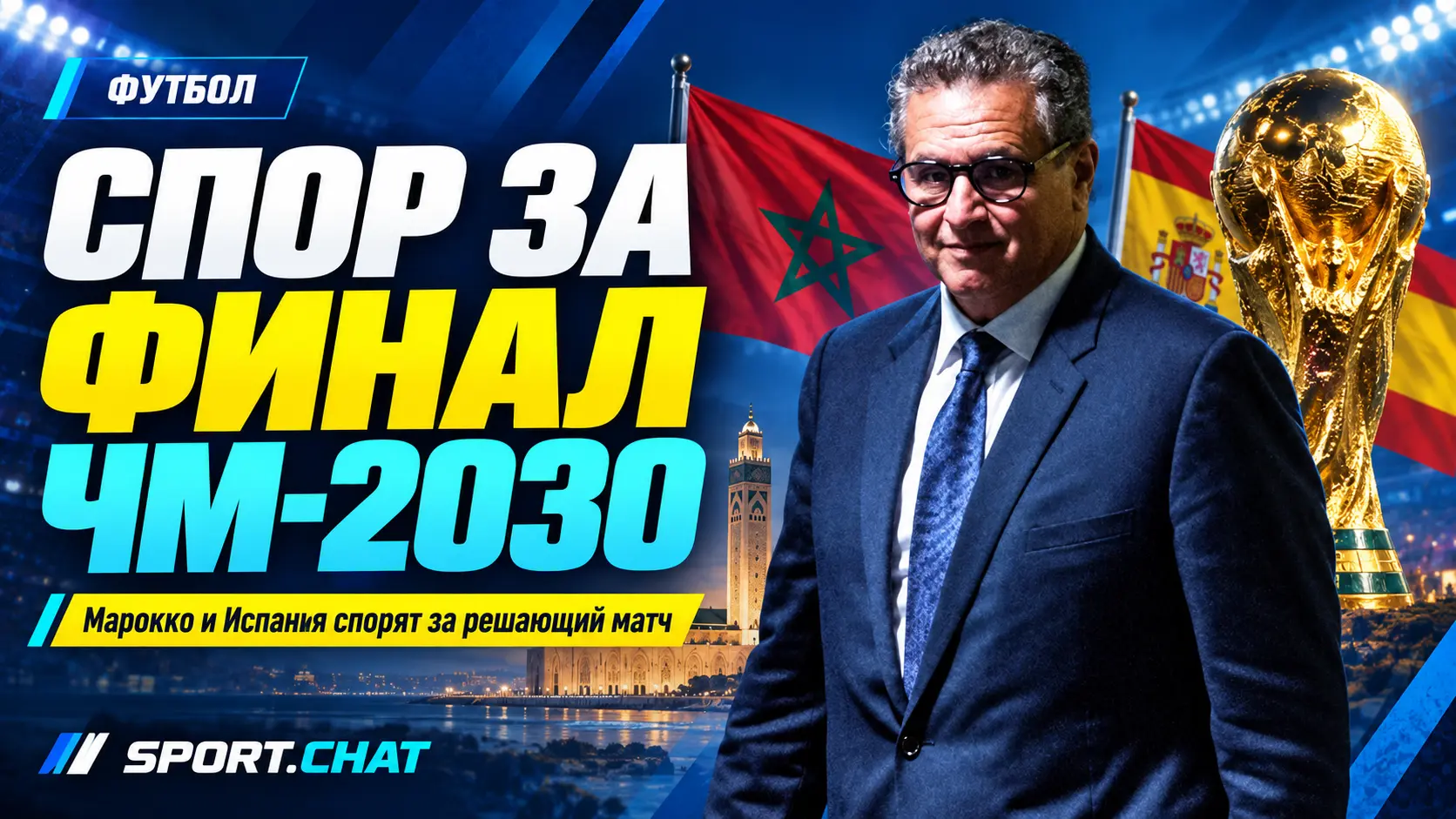 Марокко и Испания вступили в спор за финал ЧМ-2030