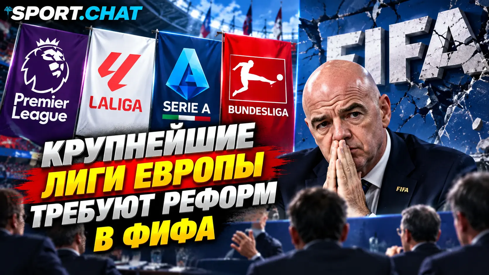 Премьер-лига, Ла Лига, Серия А и Бундеслига потребовали масштабной реформы ФИФА