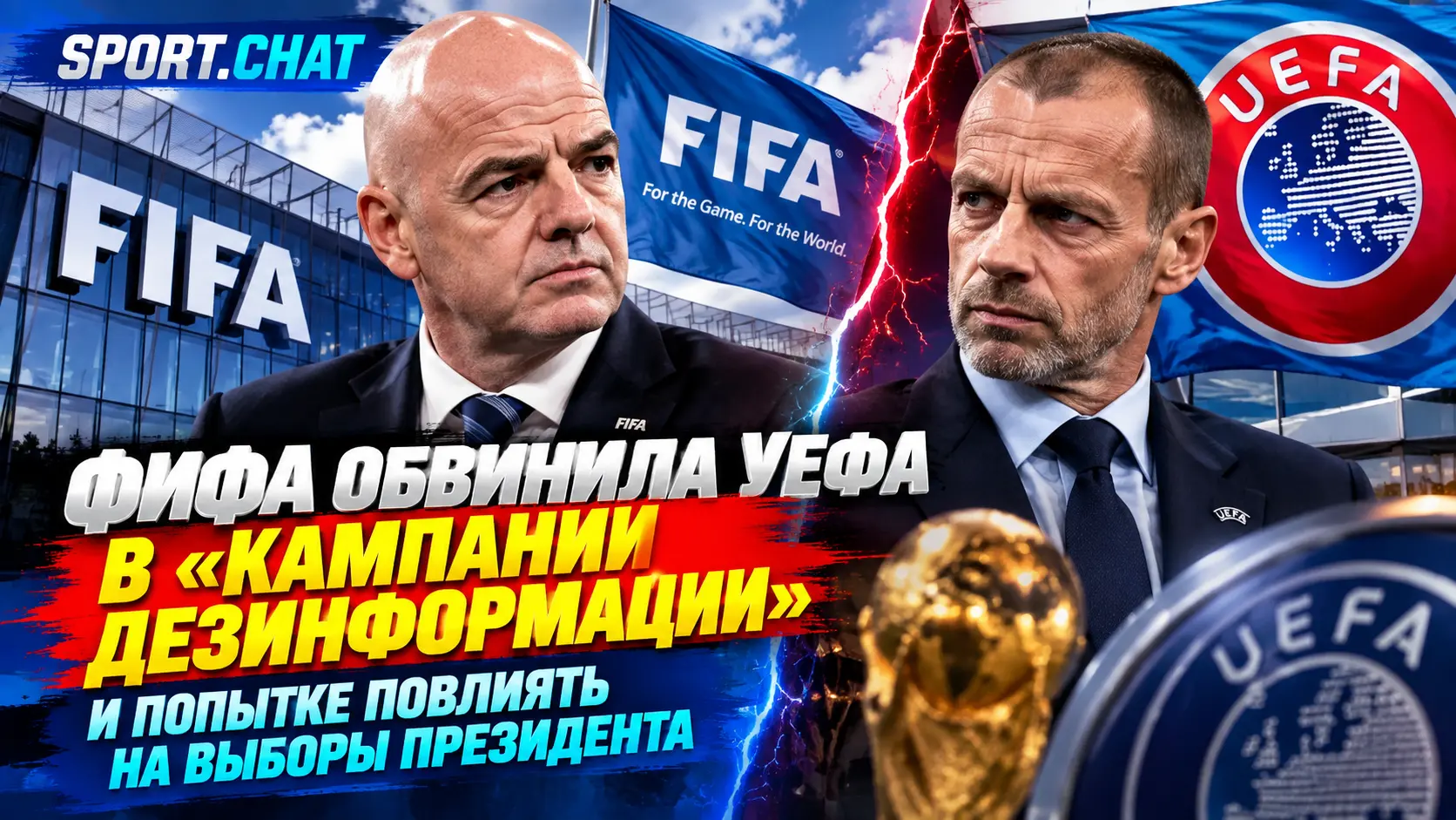 ФИФА обвинила УЕФА в «кампании дезинформации» и попытке повлиять на выборы президента организации