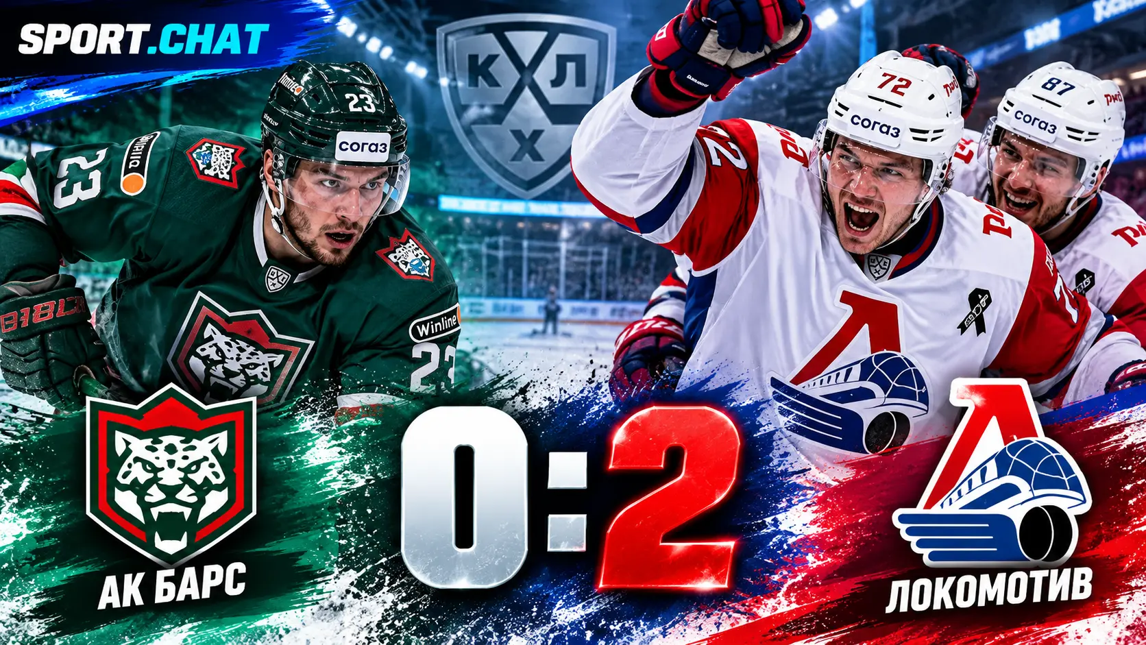 «Локомотив» всухую обыграл «Ак Барс» в Казани — 2:0