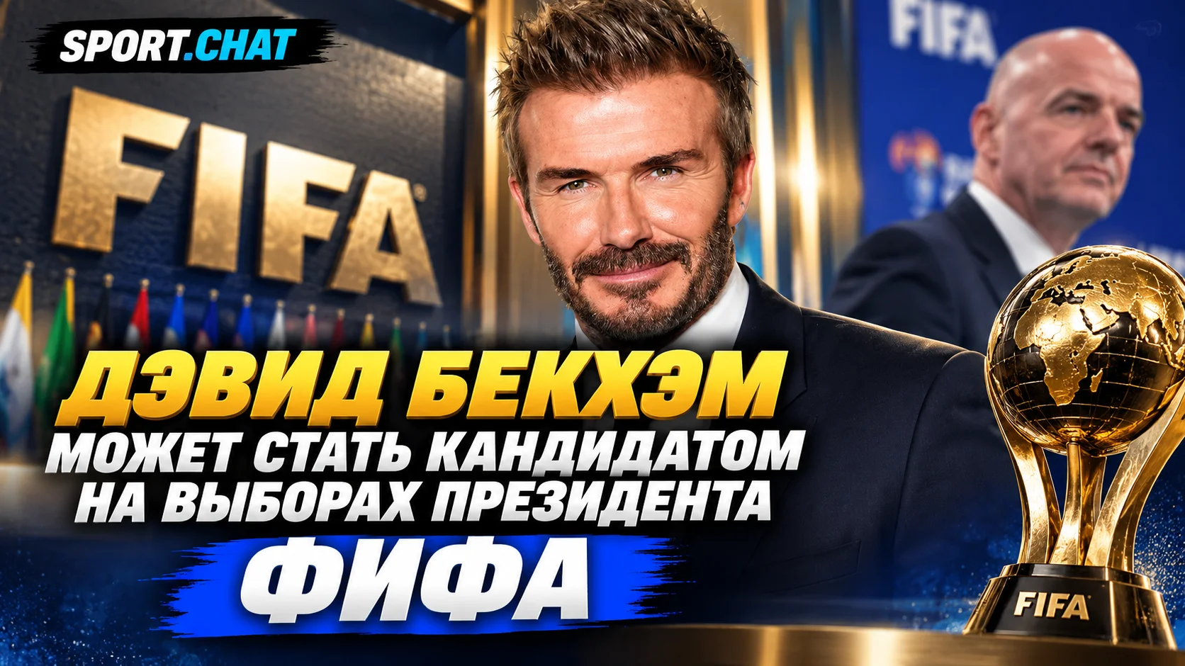 Дэвид Бекхэм может побороться за пост президента ФИФА